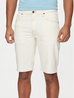 Lee Lee Pantaloni scurți de blugi 5 Pocket 112349236 Écru Regular Fit