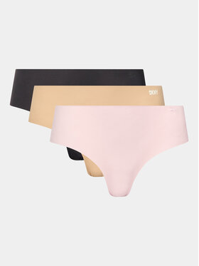DKNY DKNY Sada 3 kusů klasických kalhotek DK5028BP3 Barevná