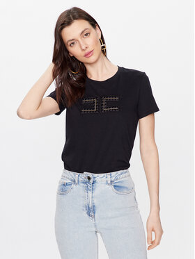 Elisabetta Franchi Elisabetta Franchi T-shirt MA-021-31E2-V170 Noir Regular Fit