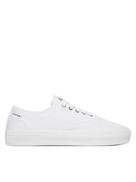 Tommy Hilfiger Tommy Hilfiger Scarpe sportive Th Vulc Cup Long Lace Canvas FM0FM05874 Bianco