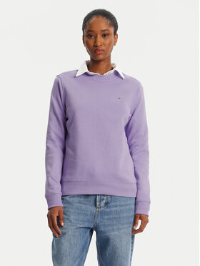 Tommy Jeans Tommy Jeans Džemperis Flag DW0DW19959 Violetinė Regular Fit