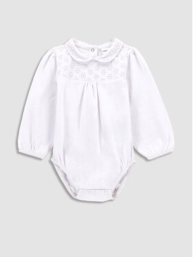 Coccodrillo Coccodrillo Body dziecięce WC3112103RPN Biały Regular Fit