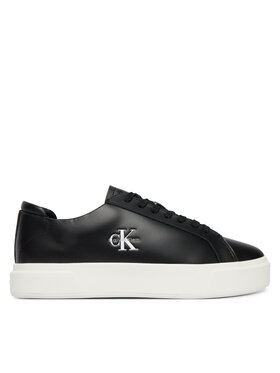 Calvin Klein Calvin Klein Sportcipők Basket Cupsole Laceup Lth Ml YM0YM01460 Fekete