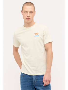 Mustang Mustang T-shirt AUSTIN Beige Regular Fit