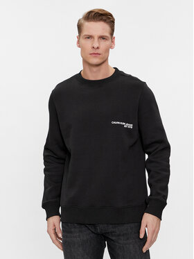 Calvin Klein Jeans Calvin Klein Jeans Sweatshirt Spray J30J324625 Schwarz Regular Fit