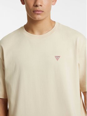 Guess Jeans Guess Jeans T-Shirt 165537 Beżowy Classic Fit