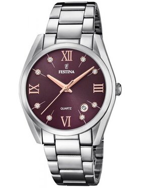 Festina Festina Zegarek F16790/E Srebrny