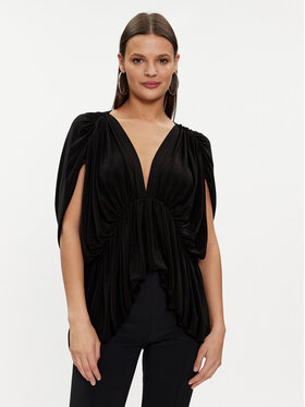 NORMA KAMALI NORMA KAMALI Särkpluus KK4226PL849001 Must Regular Fit