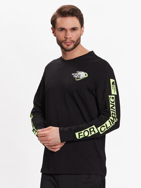 The North Face The North Face Majica dugih rukava Outdoor NF0A827K Crna Regular Fit