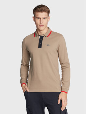 Aeronautica Militare Aeronautica Militare Polo 222PO1648P173 Beige Slim Fit