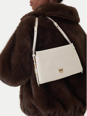 PINKO PINKO Handtasche Triplet Mini AI 25-26 PLTT 105883 A0QO Écru