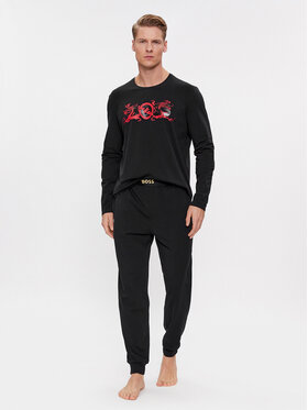 BOSS Boss Pijama LNY 50514892 Negru Regular Fit
