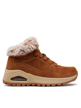 Skechers Skechers Μποτάκια Uno Wintriness 167433/CSNT Καφέ