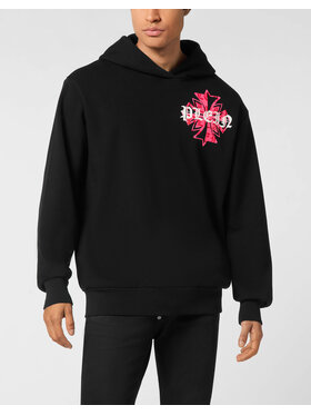 PHILIPP PLEIN PHILIPP PLEIN Mikina 25935 Čierna Regular Fit