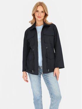 Perso Perso Kurtka damska BLE252679F Granatowy Regular Fit