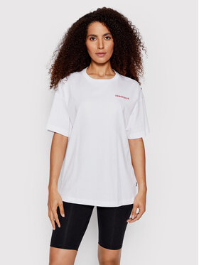 Converse Converse T-Shirt Strawberry 10023938-A02 Bílá Relaxed Fit
