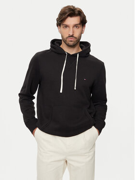 Tommy Hilfiger Tommy Hilfiger Bluza Essential MW0MW37230 Czarny Regular Fit