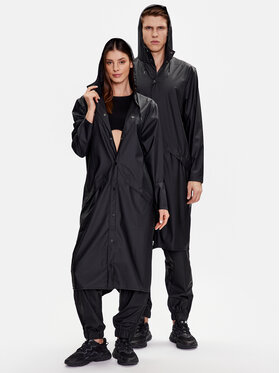 Rains Rains Μπουφάν αδιάβροχο 18360 Μαύρο Regular Fit