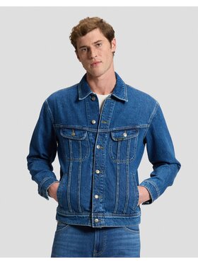 Lee Lee Kurtka jeansowa RELAXED RIDER JACKET Niebieski Regular Fit