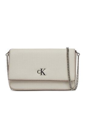 Calvin Klein Jeans Calvin Klein Jeans Torebka Minimal Monogram Ew Flap Ph/Cb19 LV04K1027G Beżowy