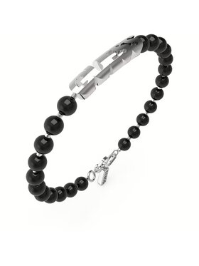 Guess Guess Βραχιόλι JUMB04059JWSTBKL Ασημί