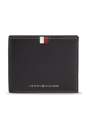 Tommy Hilfiger Tommy Hilfiger Pánska peňaženka Th Corp Mini Cc Wallet AM0AM11600 Čierna