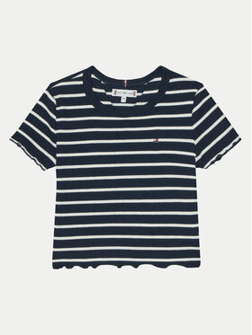Tommy Hilfiger Tommy Hilfiger T-Shirt KG0KG08509 S Dunkelblau Slim Fit