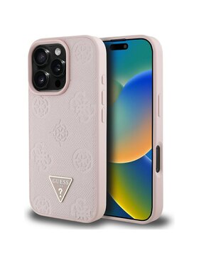 Guess Guess Etui na telefon Apple iPhone 16 Pro Max Różowy