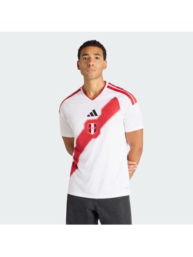 adidas adidas Koszulka techniczna Peru Biały Slim Fit