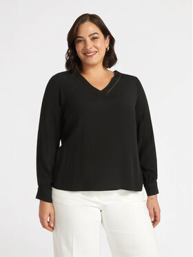 Fiorella Rubino Fiorella Rubino Bluzka 2740T002227N033 Czarny Regular Fit