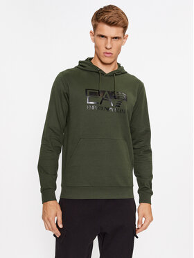 EA7 Emporio Armani EA7 Emporio Armani Majica dugih rukava 6RPM62 PJ05Z 1845 Zelena Regular Fit