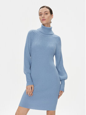 Luisa Spagnoli Luisa Spagnoli Úpletové šaty Metius 58035 Modrá Regular Fit