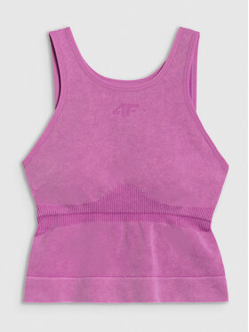 4F 4F Maglietta tecnica YOGA Rosa Authentic Slim Fit