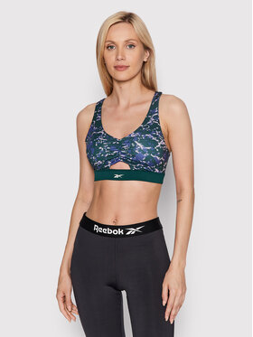 Reebok Reebok Спортивний бюстгальтер Modern Safari HK4806 Зелений