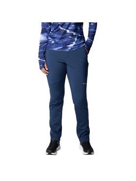 Columbia Columbia Pantaloni da tuta Columbia Vest Canyon High-Rise Softshell Pant Blu scuro Regular Fit
