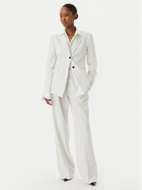 HUGO HUGO Pantaloni di tessuto Hejuly 50559202 Bianco Loose Fit