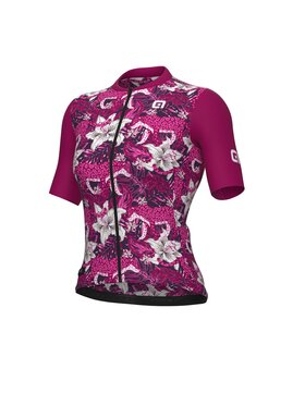 Alé Cycling Alé Cycling Koszulka rowerowa PR-E Hibiscus Różowy Fitted Fit