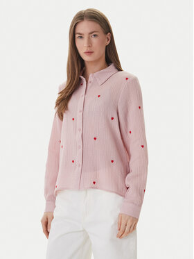 ONLY ONLY Koszula Heart 15332482 Różowy Regular Fit
