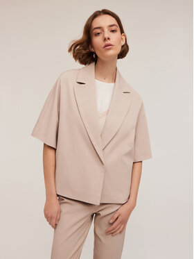 Motivi Motivi Kurtka outdoor R160Q101020N002 Écru Regular Fit