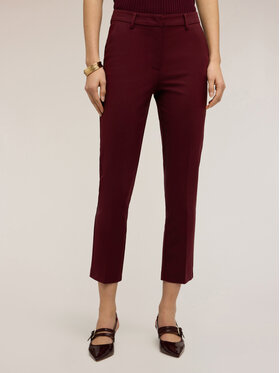 Motivi Motivi Spodnie materiałowe P203Q004394N036 Bordowy Slim Fit