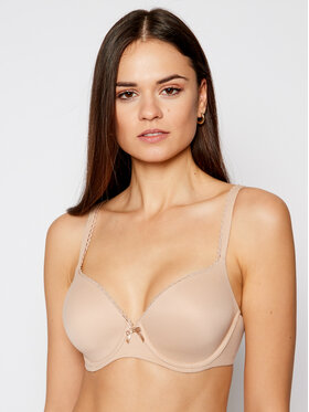 Triumph Triumph Biustonosz z fiszbiną Perfectly Soft 10131358 Beżowy