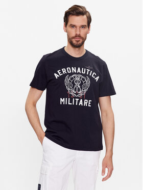 Aeronautica Militare Aeronautica Militare T-Shirt 231TS2095J597 Granatowy Regular Fit