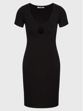 Glamorous Glamorous Každodenní šaty CK7014 Černá Slim Fit
