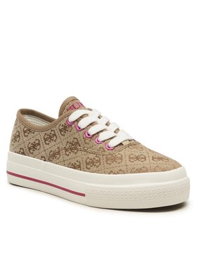 Guess Guess Tenisówki Enea FL6ENN FAL12 Brązowy