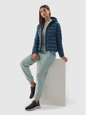 4F 4F Kurtka zimowa 4FWAW24TDJAF468-46S Zielony Regular Fit