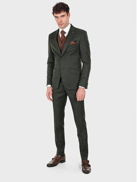 Evenemen Evenemen Garnitur Boris Zielony Slim Fit