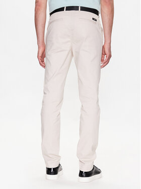 Calvin Klein Chino Hlače Modern Twill K10K110979 Bež Slim Fit