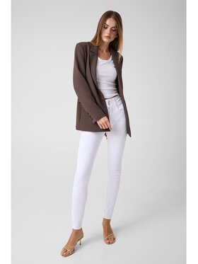 Guess Guess Jeansy 184664 Biały Skinny Fit