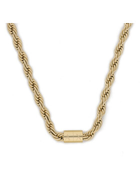 Armani Exchange Ogrlica Icon Chains AXG0126710 Zlatna