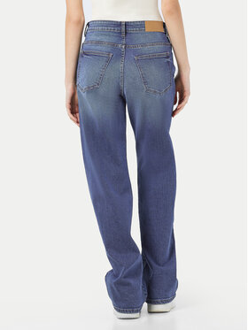 Noisy May Jeans Hlače Yolanda 27025067 Modra Wide Leg